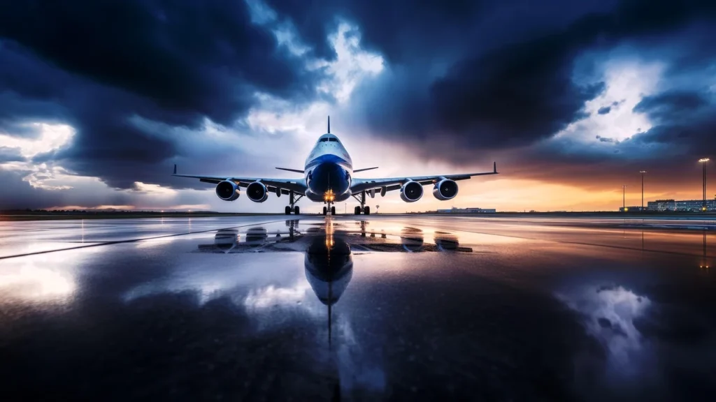 Measurement of Mass -Boeing 747 aircraft