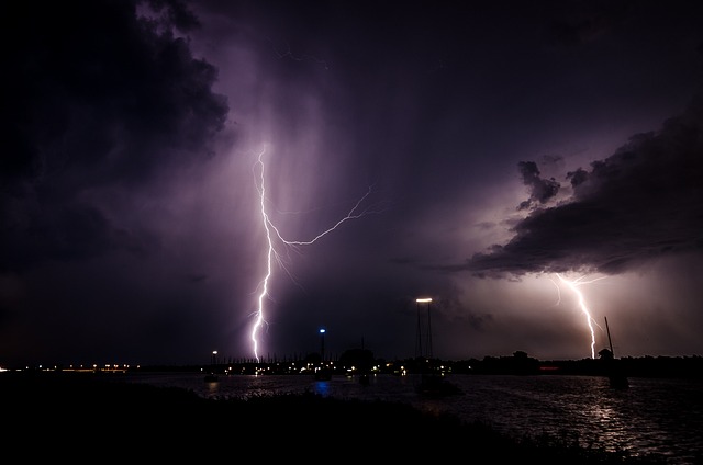 Charging by Induction-Lightning Rods